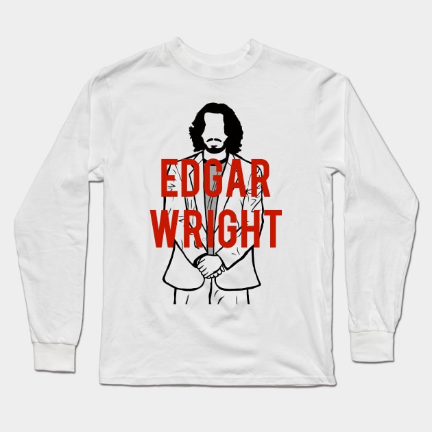 Directed by Edgar Wright Long Sleeve T-Shirt by Youre-So-Punny